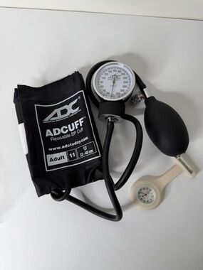 ADC Diagnostix 700 Series BP Cuff & Nurse Lapel Watch Set